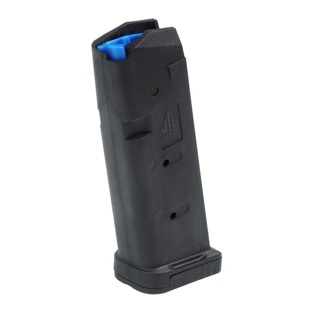 Полімерний магазин UTG на 15 патронів 9x19mm для Glock. Колір: Чорний, RBT-GL915 - зображення 1