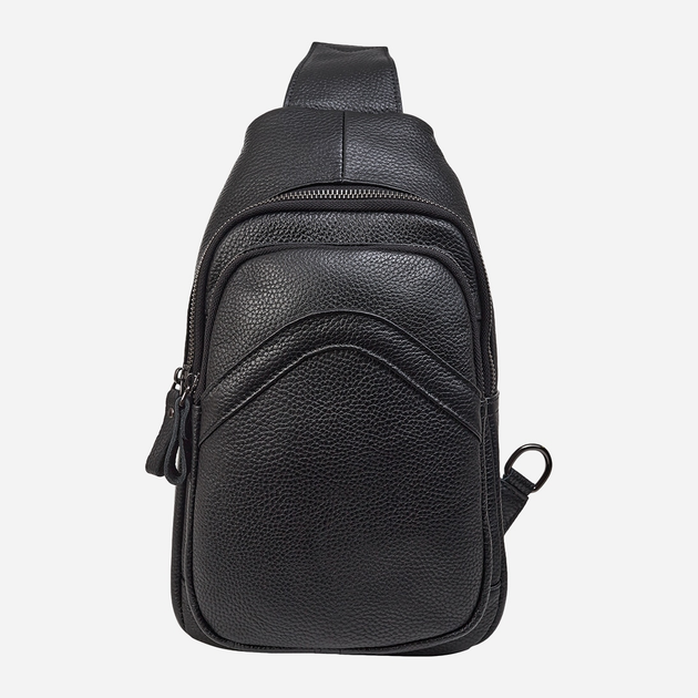 Сумка-слинг мужская кожаная BUFFALO BAGS SHIM9000A Черная ...