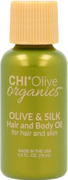 Olejek do włosów i ciała CHI Olive Organics Olive & Silk 15 ml (633911798621) - obraz 1