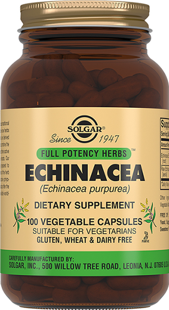 Харчова добавка Solgar Echinacea 100 капсул (33984038707) - зображення 1