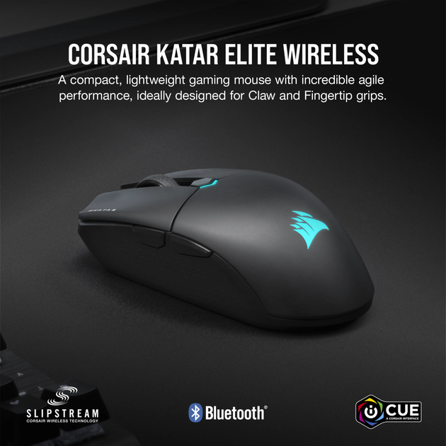 Миша Corsair Katar Elite Wireless Black (CH-931C111-EU) - зображення 7