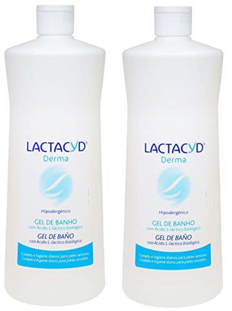 Żel pod prysznic Lactacyd Derma 2x1000 ml (8425091069842) - obraz 1