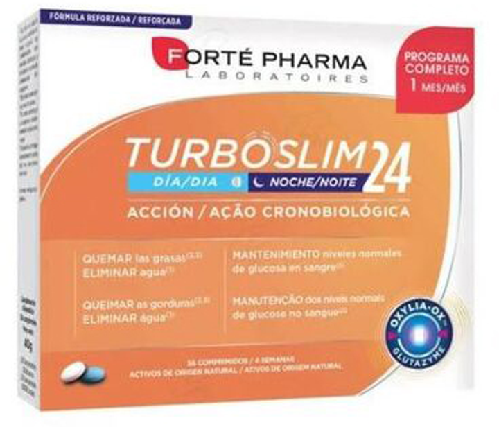 Witaminy Forte Pharma Laboratoires Turboslim Cronobiologic Action 24 56 tabletek (8470001743282) - obraz 1
