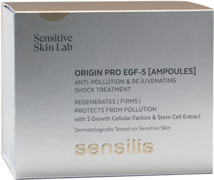 Антивікові ампули Sensilis Origin Pro Egf 5 30 x 1.5 мл (8428749746409) - зображення 1