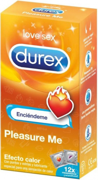 Prezerwatywy Durex Pleasure Me 12 szt (5038483501870) - obraz 1