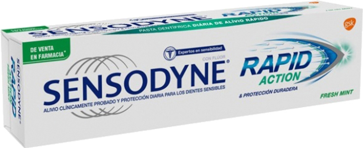 Pasta do zębów Sensodyne Rapid Action Fresh Mint 75 ml (5054563025951) - obraz 1