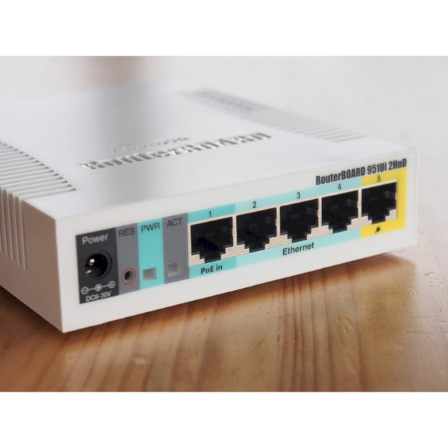 Маршрутизатор MikroTik RouterBOARD RB951Ui-2HnD - зображення 3