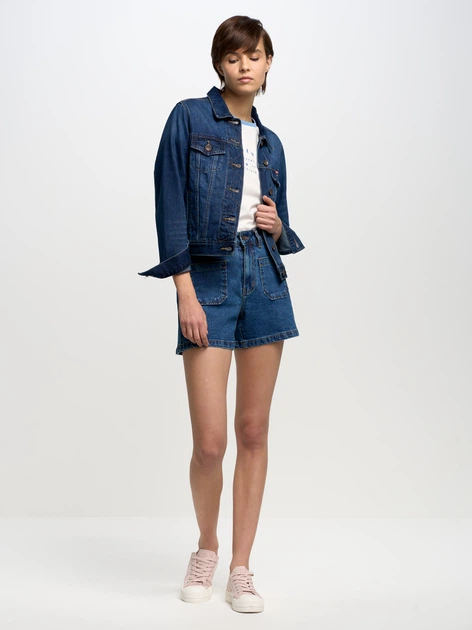 Spodenki damskie jeansowe Big Star Noriko-364 W28 Niebieskie (5900714640248) - obraz 2