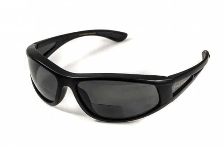 Окуляри біфокальні поляризаційні (захисні) BluWater Winkelman-2 polarized (+2.0 bifocal), (gray) чорні - зображення 2