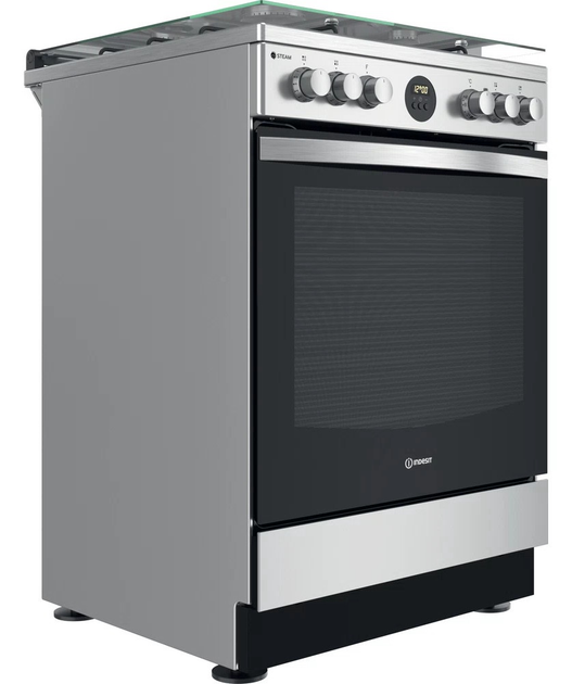 Kuchenka gazowa z piekarnikiem elektrycznym Indesit (IS67G8CHX/E) - obraz 3