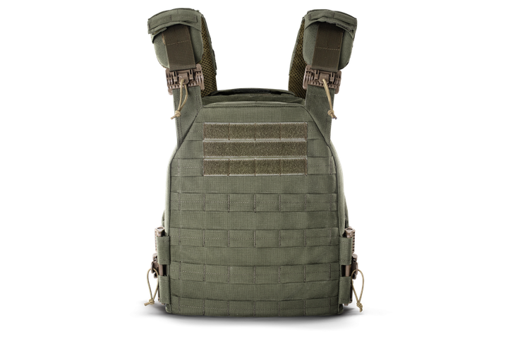 Плитоноска / тактичний жилет Plate Carrier U-WIN Light зі швидким скиданням 250х300 Cordura 500 Реінджер Грін / Темна Олива - зображення 2