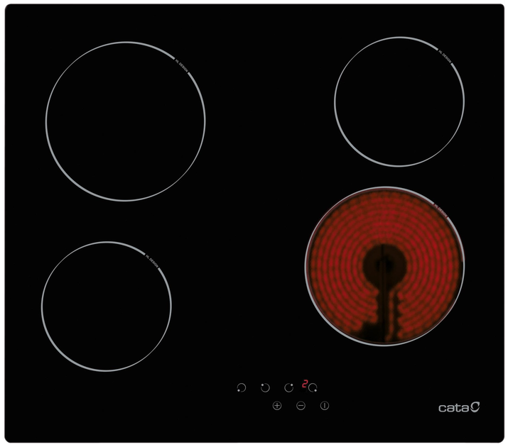 Płyta elektryczna Cata TN 604 Czarna (08040011) - obraz 1