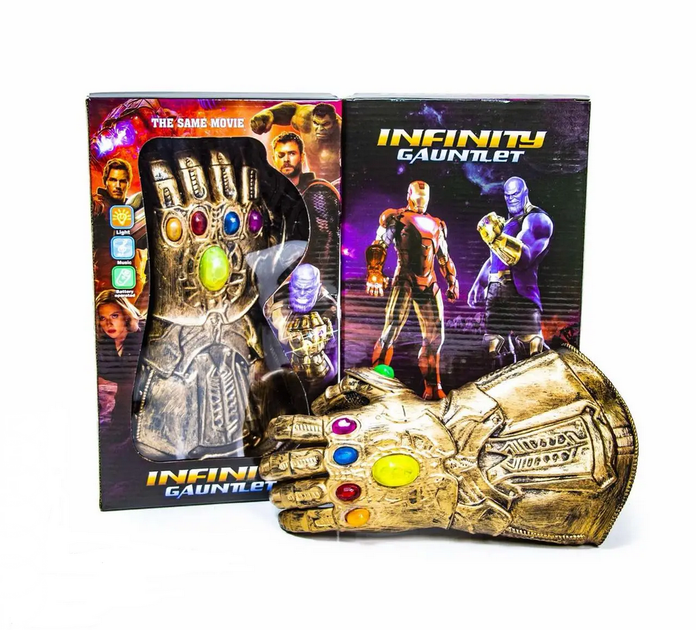 Перчатка Таноса с Звуком и Светом Infinity Gauntlet zr999 Marvel - Фото 14 Перчатка Таноса с Звуком и Светом Infinity Gauntlet zr999 Marvel - изображение 14