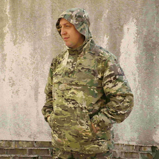 Анорак Мультикам. Тактична куртка на флісі камуфляжна розмір 52 RAPTOR TAC (918) - изображение 1