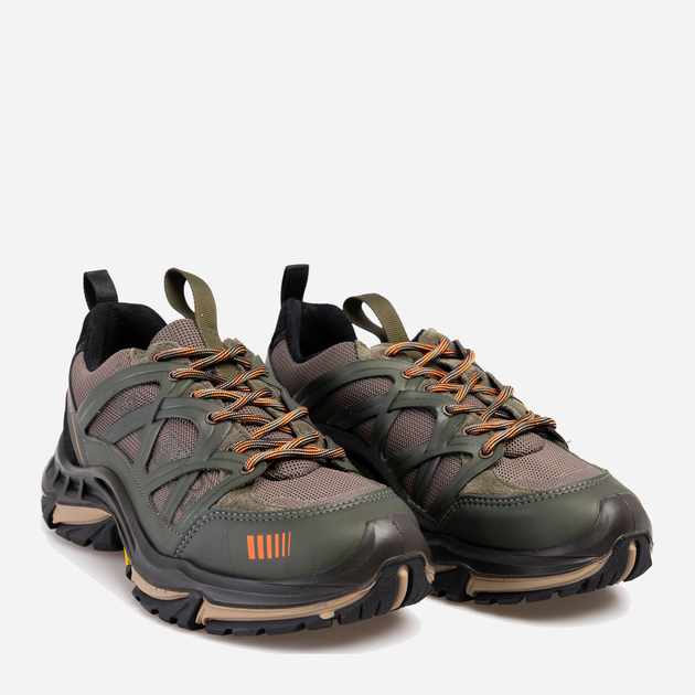 Buty trekkingowe męskie Napapijri Man Suede/Nylon Trail Running NA4DYZCO-GF2 44 Khaki (193395454104) - obraz 3