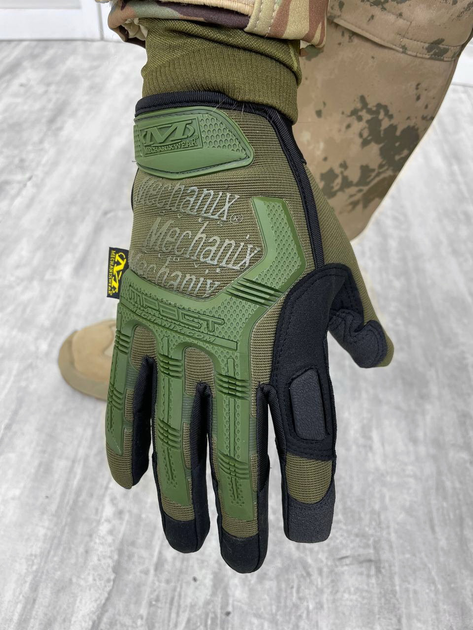 Рукавички тактичні Mechanix M-Pact oliva, 26 +0! - зображення 2