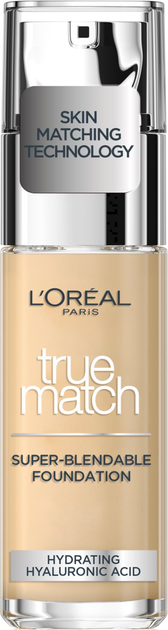 Podkład L'Oreal Paris True Match Super-Blendable Foundation 1D/1W Golden Ivory 30 ml (3600522862529) - obraz 1