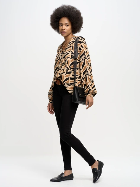 Блузка Big Star WZORISA-802 XXL Коричнева (5900714596910) - зображення 6