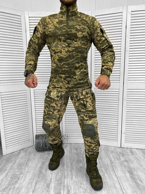 Тактический осенний военный комплект Enlisted ( Убакс + Штаны ), Камуфляж: Пиксель ВСУ, Размер: XL - изображение 1