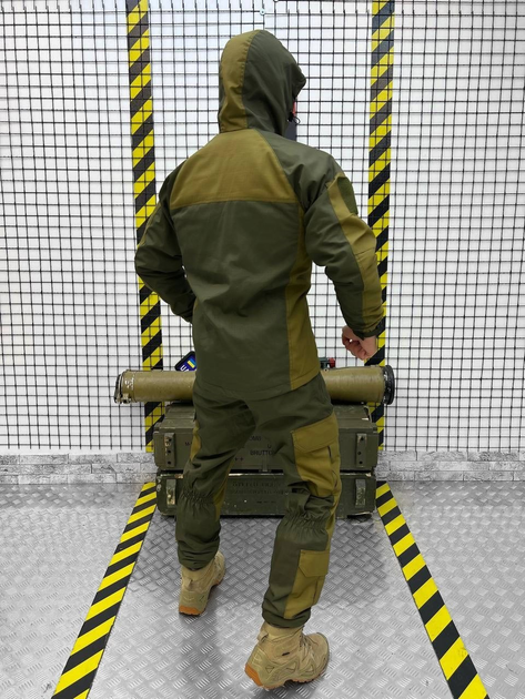 Тактический теплый военный комплект Горка ( Куртка + Штаны ), Камуфляж: Олива, Размер: M - изображение 2