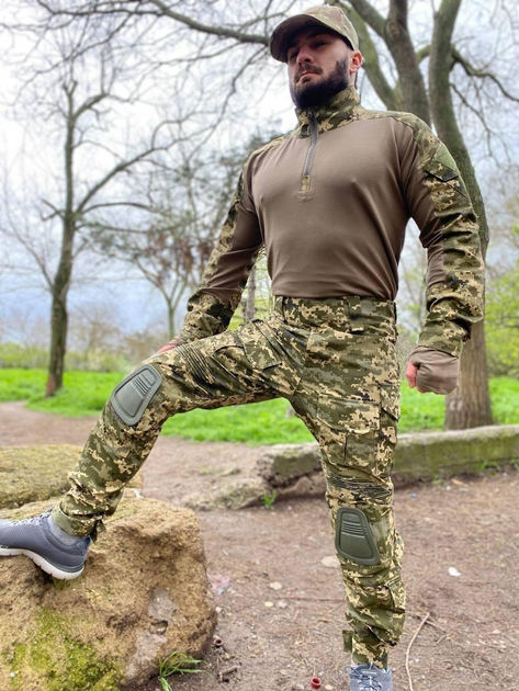 Військова тактична форма Піксель з наколінниками, тактичний та військовий одяг, військова форма Pixel виробництва Україна 56 - зображення 1