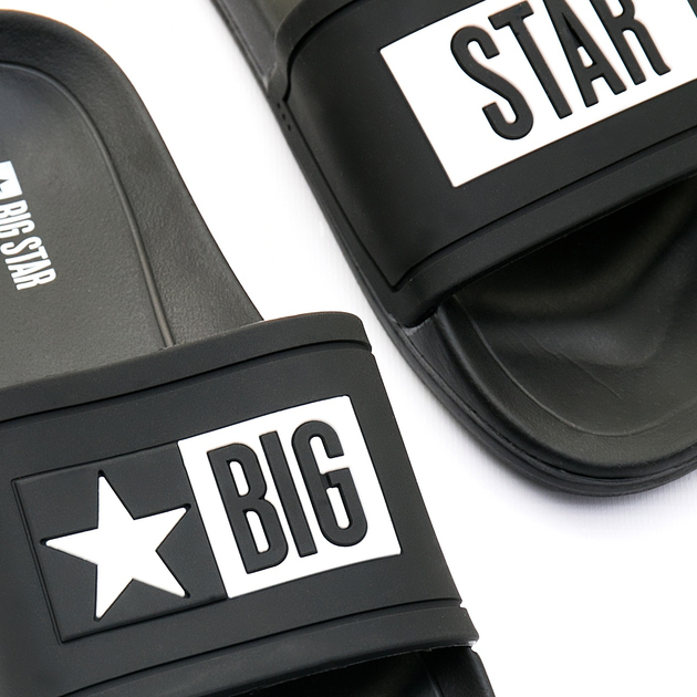 Чоловічі шльопанці для пляжу Big Star DD174699-906 41 Чорні (5900714207816) - зображення 4