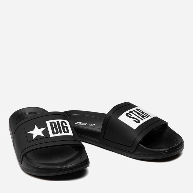 Чоловічі шльопанці для пляжу Big Star DD174699-906 41 Чорні (5900714207816) - зображення 8