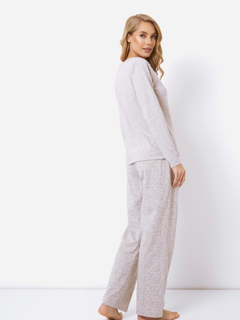 Piżama (bluza + spodnie) Aruelle Sadie pajama long L Szara (5905616141794) - obraz 2