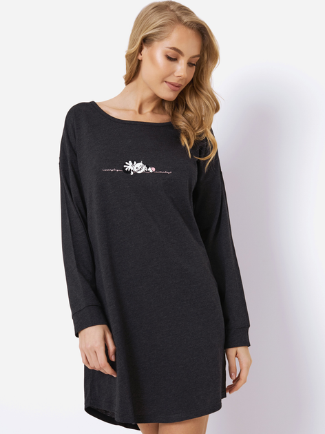 Koszula nocna Aruelle Dionella nightdress L Czarna (5905616141572) - obraz 3