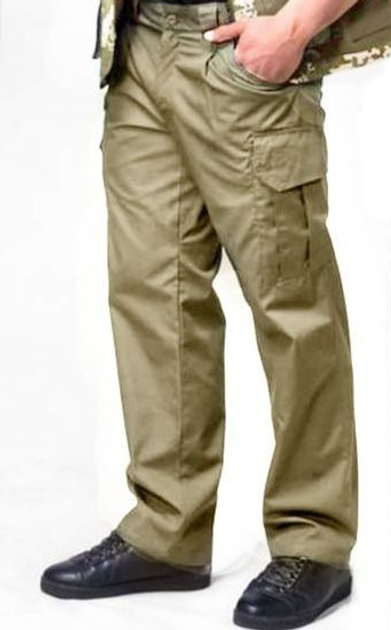 Тактичні штани Проспероус ВП Rip-stop 65%/35% 56/58,5/6 Світла олива - зображення 1