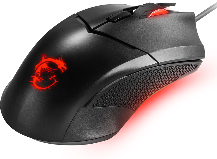 Mysz MSI Clutch GM08 Gaming Mouse USB Czarna (S12-0401800-CLA) - obraz 7