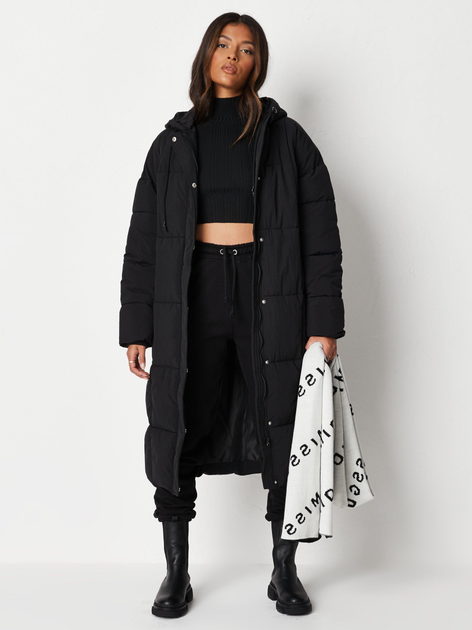 Куртка демисезонная длинная с капюшоном женская Missguided O1448247 32 ...