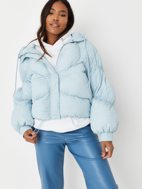 Куртка демисезонная короткая с капюшоном женская Missguided CL114331 34 ...