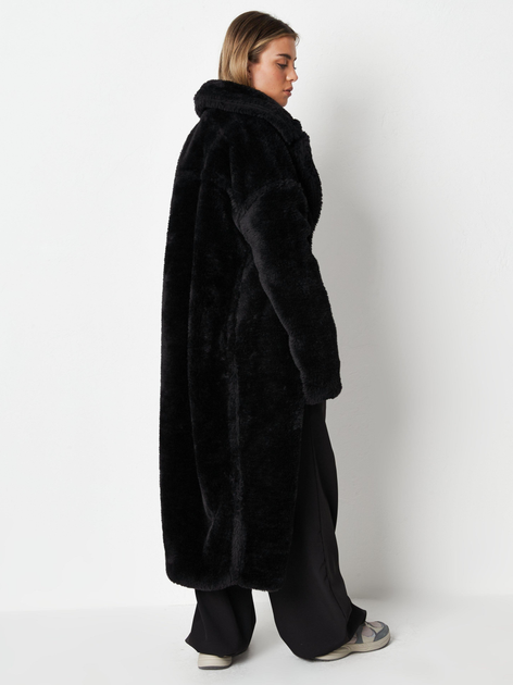 Эко шуба женская Missguided O1448253 34 Черная (DN5059383267376) 