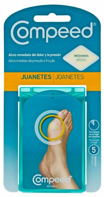 Plastry Compeed Bunion Plastry s 5 szt (3574660259209) - obraz 1