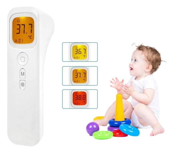 Бесконтактный инфракрасный медицинский термометр Shun Da WT001 градусник для измерения температуры тела у детей взрослых и окружающих предметов (1239 D) - изображение 1