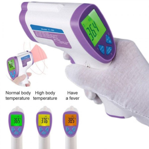Инфракрасный бесконтактный медицинский термометр Non-contact IT-100 градусник для измерения температуры тела и предметов (47871 I) - изображение 1