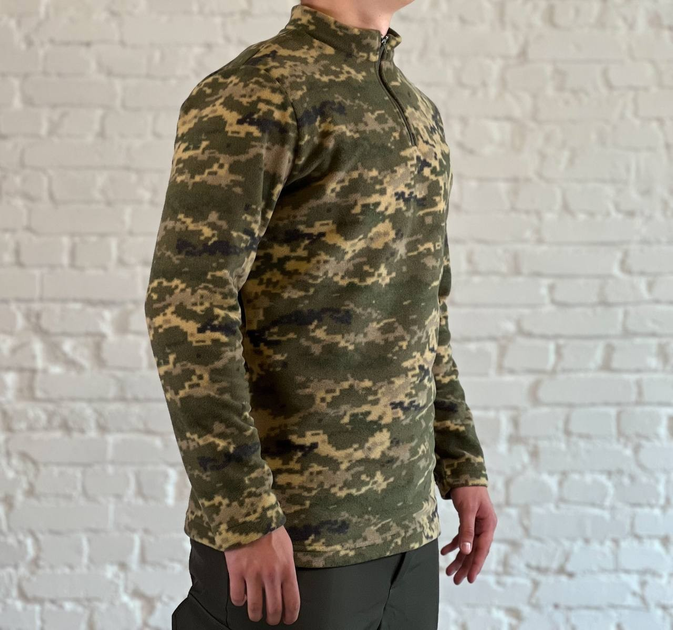 Флисовый армейский пуловер на флисе Пиксель S - изображение 2