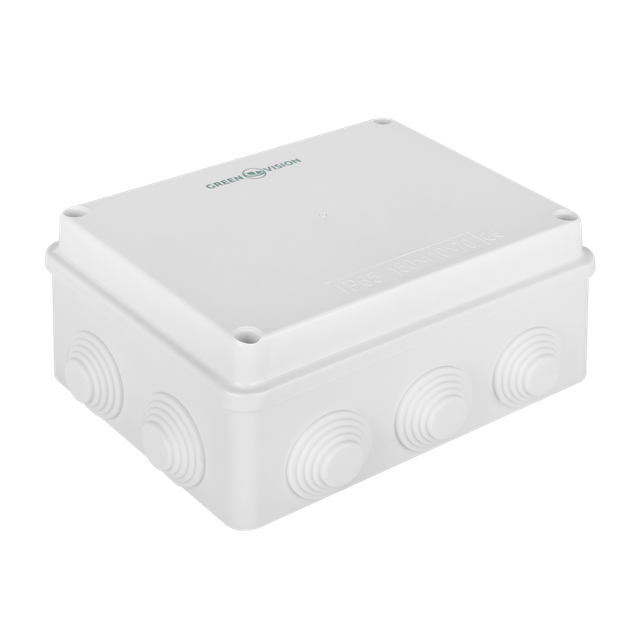 Коробка розподільна GreenVision 150х110х70 IP65 зовнішня з резинками - изображение 2