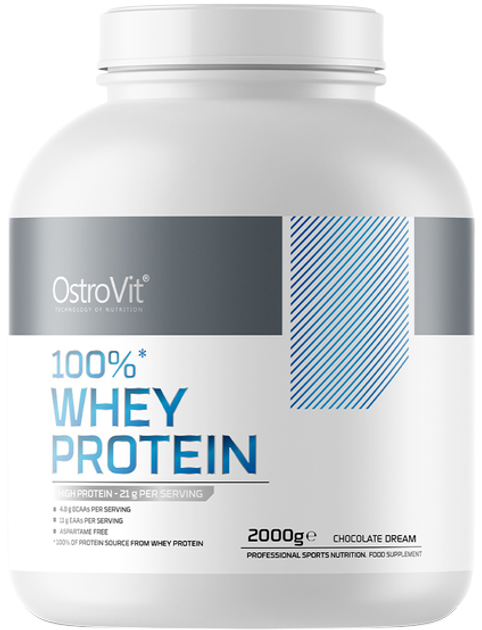 Протеїн OstroVit Whey Protein 100% Шоколадна мрія 2000 г (5903933910246) - зображення 1