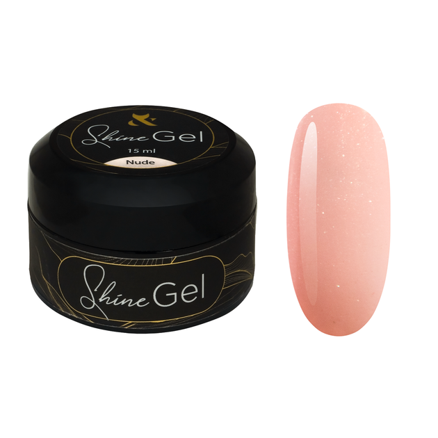 Гель для укрепления натуральных ногтей F.O.X Shine Gel Nude 15 мл - Фото 1 Гель для укрепления натуральных ногтей F.O.X Shine Gel Nude 15 мл - изображение 1