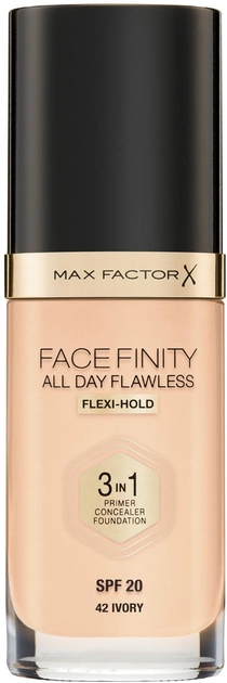 Podkład Max Factor Facefinity All Day Flawless Flexi-Hold 3in1 SPF20 42 30 ml (3614227923300) - obraz 1