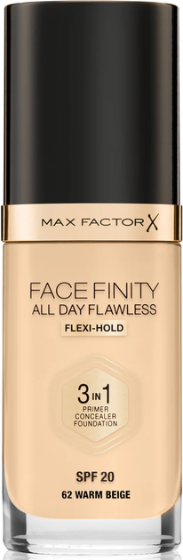 Podkład Max Factor Facefinity All Day Flawless Flexi-Hold 3in1 SPF20 62 30 ml (3614227923409) - obraz 1