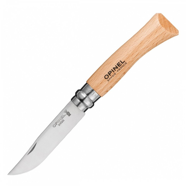 Нож складной Opinel 7 VRI inox тип Viroblock Длина клинка 80мм - изображение 1