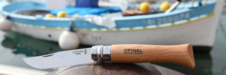 Ніж складальний Opinel 7 VRI inox тип Viroblock Длина клинка 80мм - зображення 2