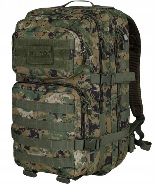 Тактичний рюкзак 36л Mil-Tec Assault Pack Digital Woodland 14002271 - изображение 1