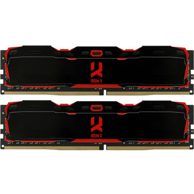 Оперативна пам'ять 32GB (2x16GB) Goodram IRDM X Black DDR4 3200 MHz (IR-X3200D464L16A/32GDC) - изображение 4