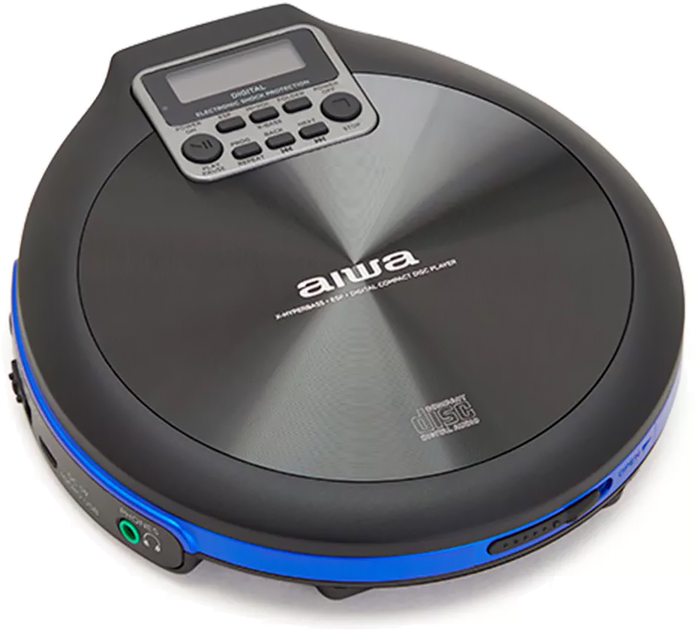 MP3 CD-плеєр Aiwa PCD-810BL (8435256898095) - зображення 5