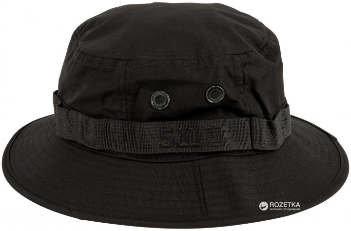 Панамка тактична 5.11 Tactical Boonie Hat 89422 L/XL Black (2000980419524) - зображення 1