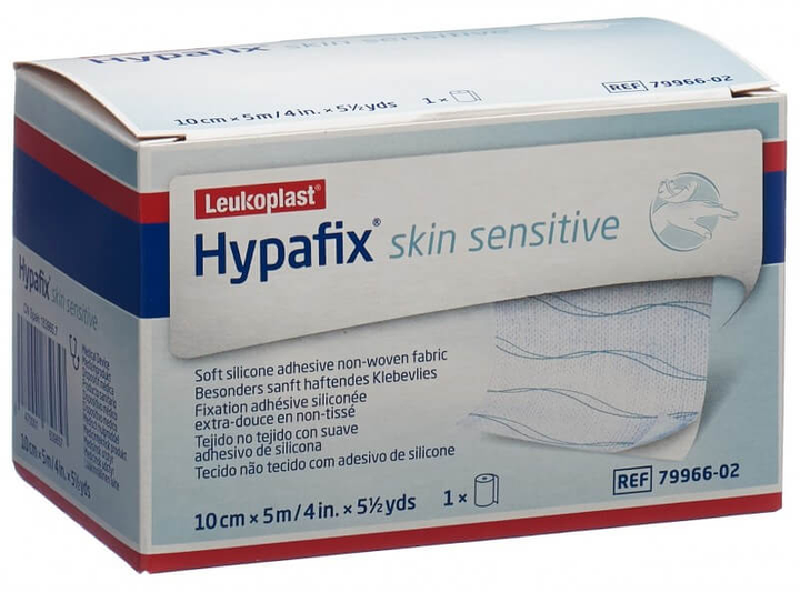Plastry Bsn Medical Hypafix Sin Sensitive Tape 10 cm x 5 m (4042809578584) - obraz 1